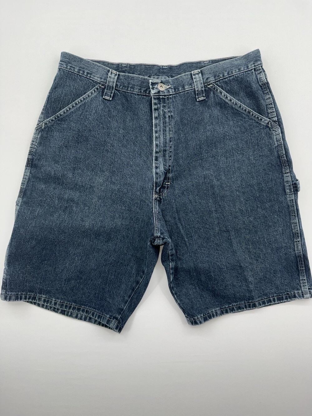 Wrangler Originals Denim Carpenter Y2k Western Workwear VINTAGE Shorts 36x10"